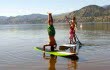Paddle Boarding on Lake Skaha-bc
