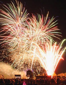 Mount Forest Fireworks Festival, Ontario, summer, travel