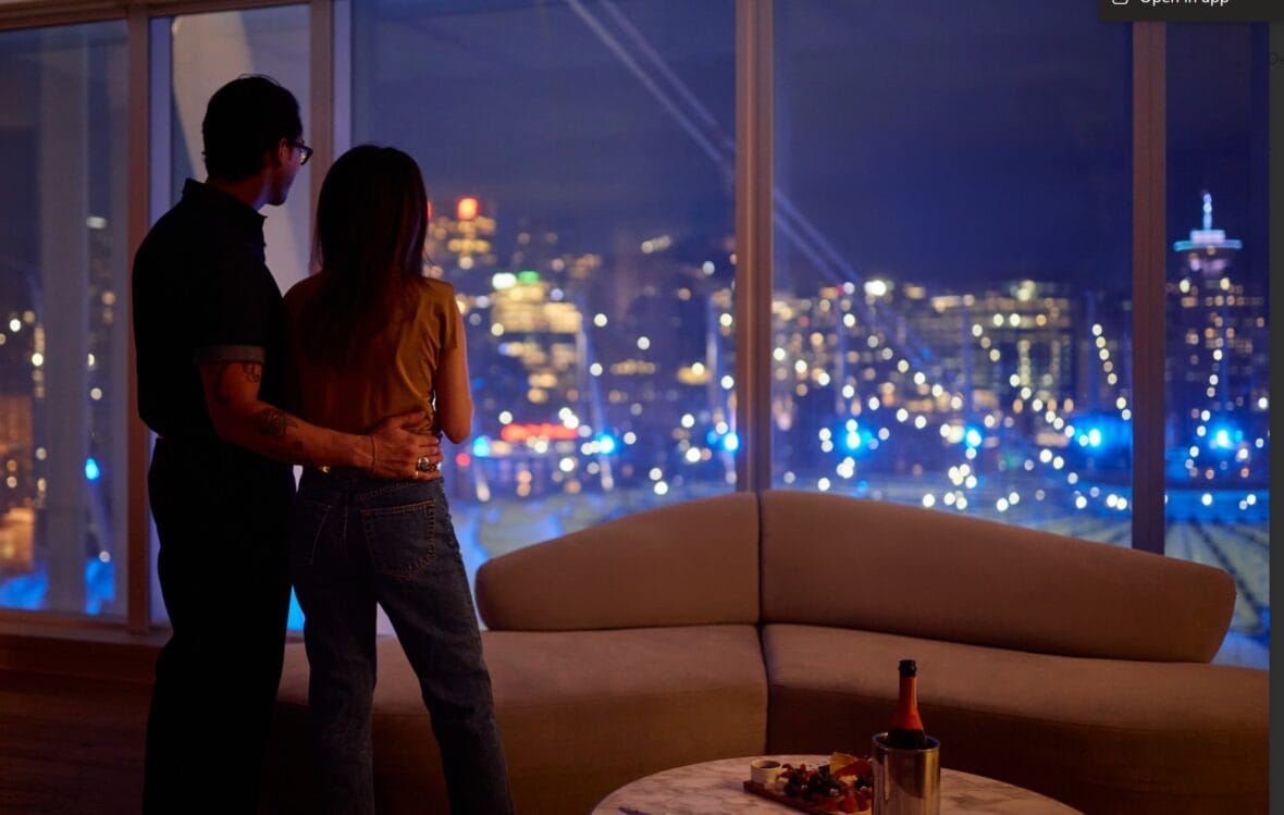 JW Marriott Park Vancouver Night