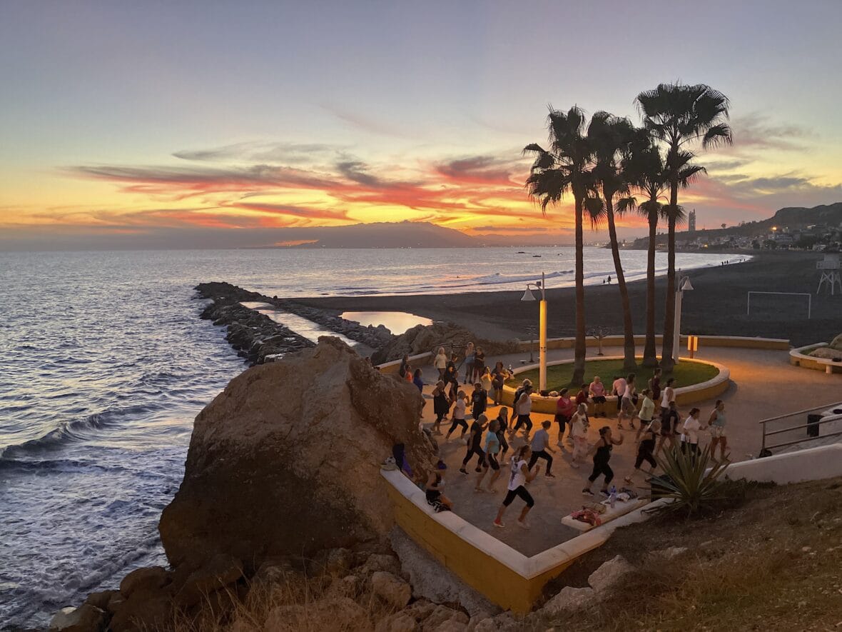 malaga sunset