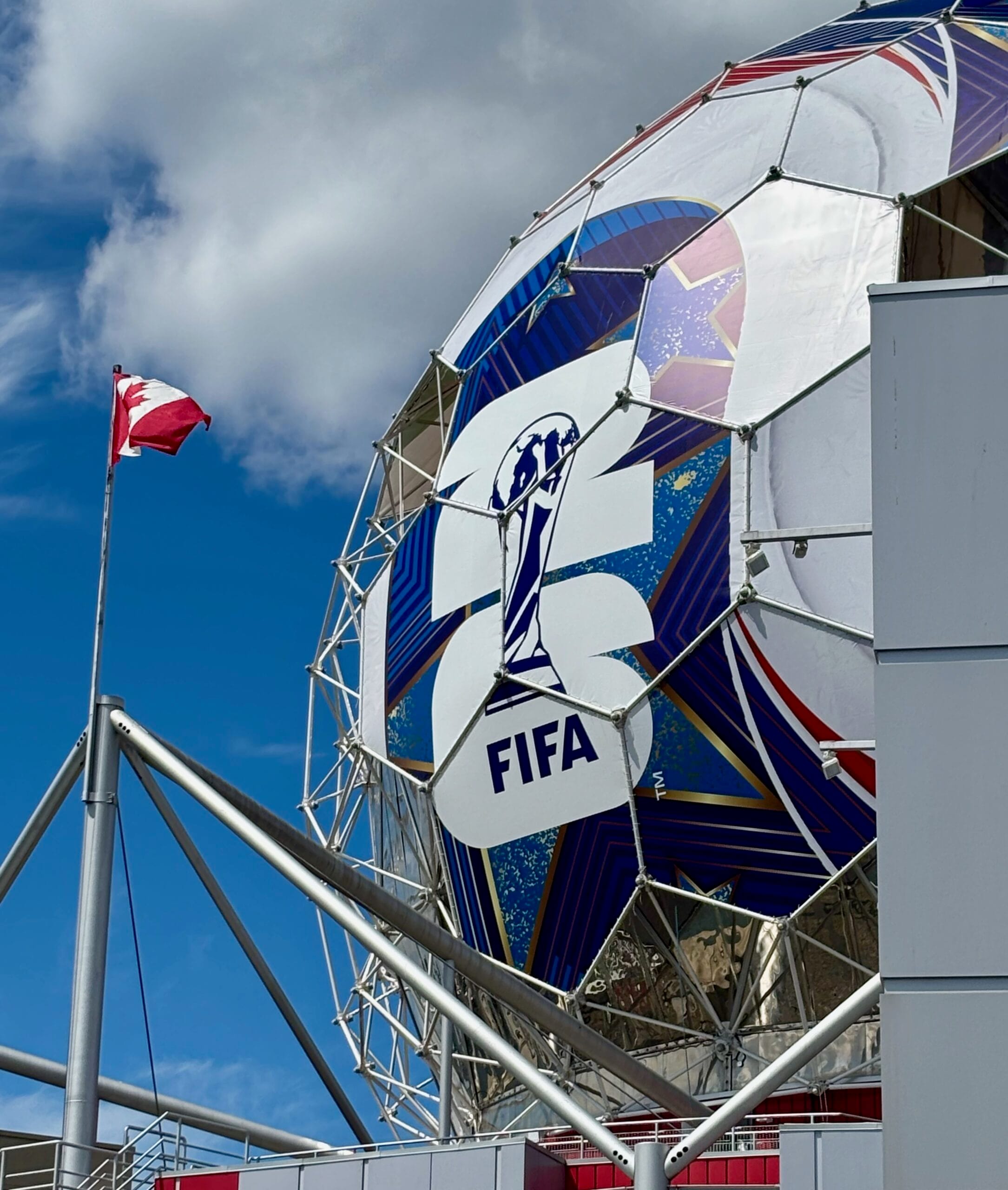 fifa ball wrap science world vancouver
