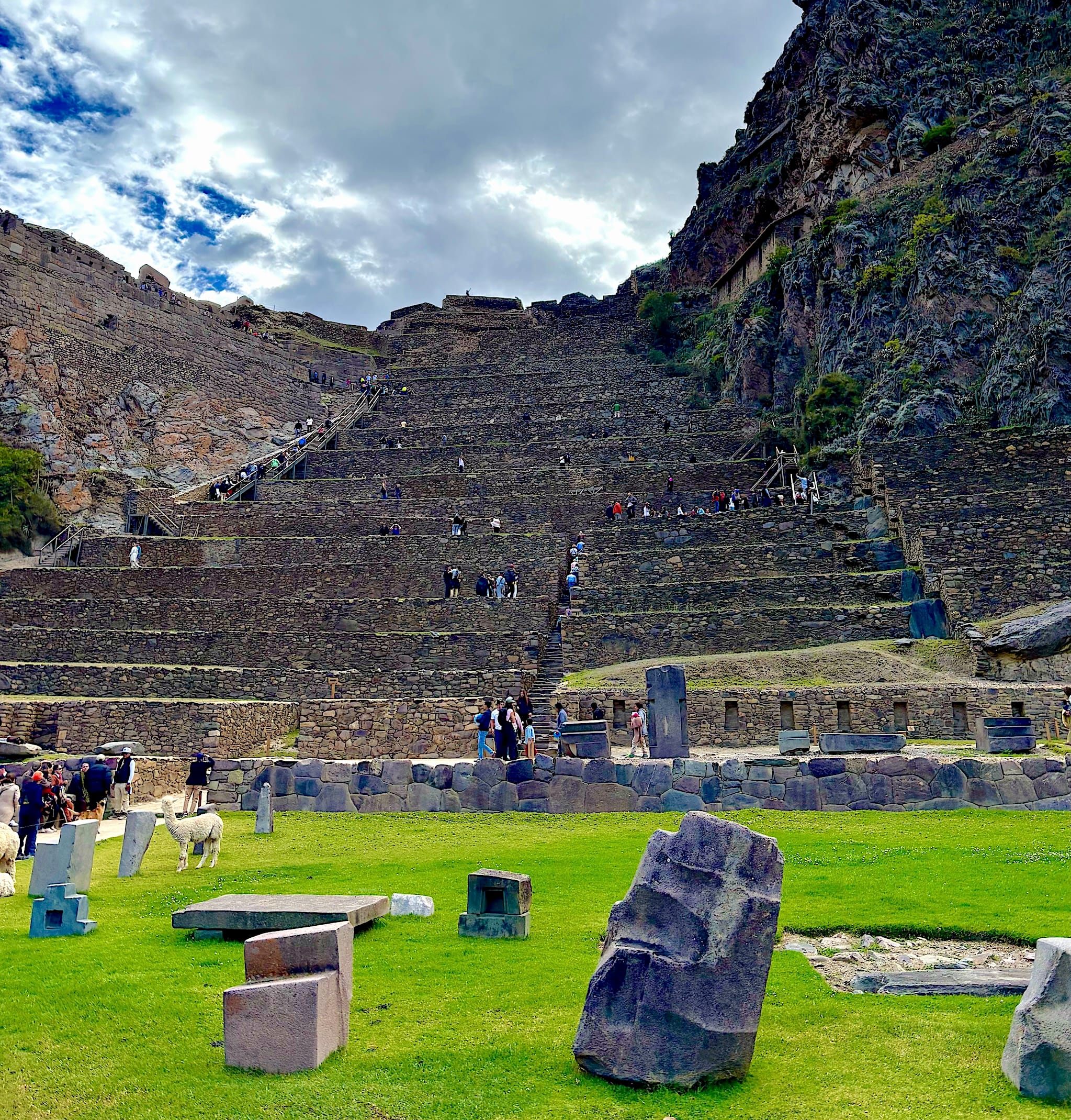 Ollantaytambo view from base
