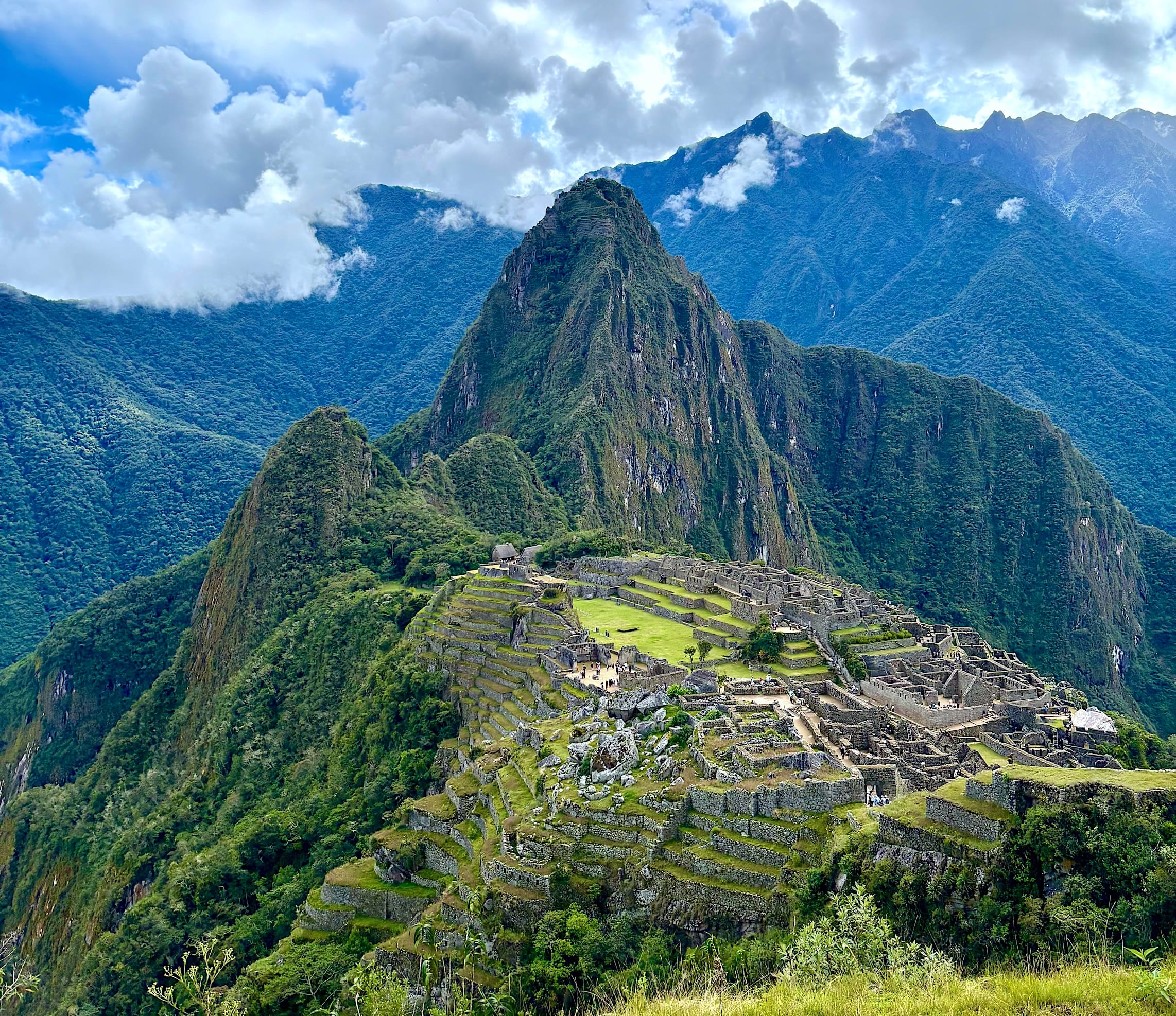machu picchu view from above