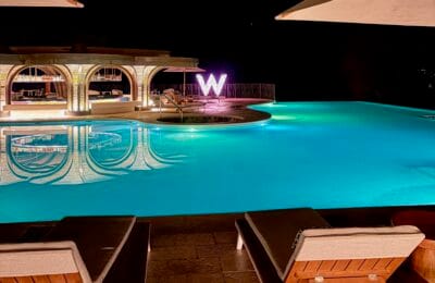 w costa rica pool night