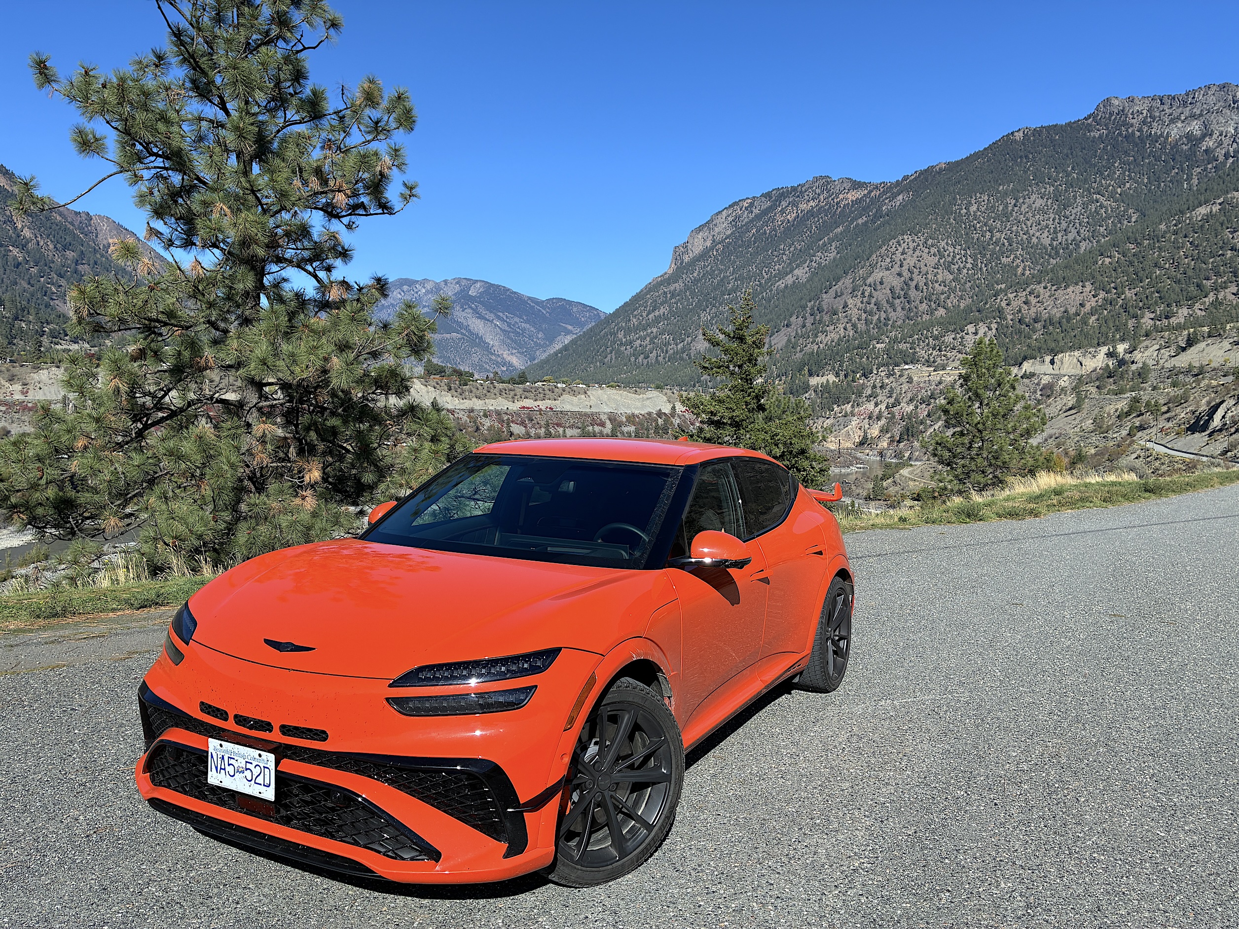 bc ev road trip genesis magma car