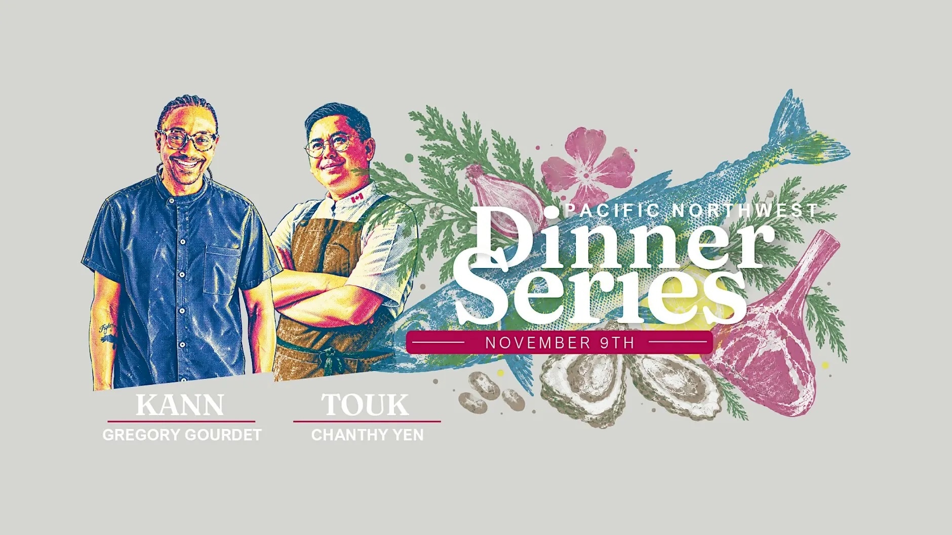 kann touk dinner collab graphic