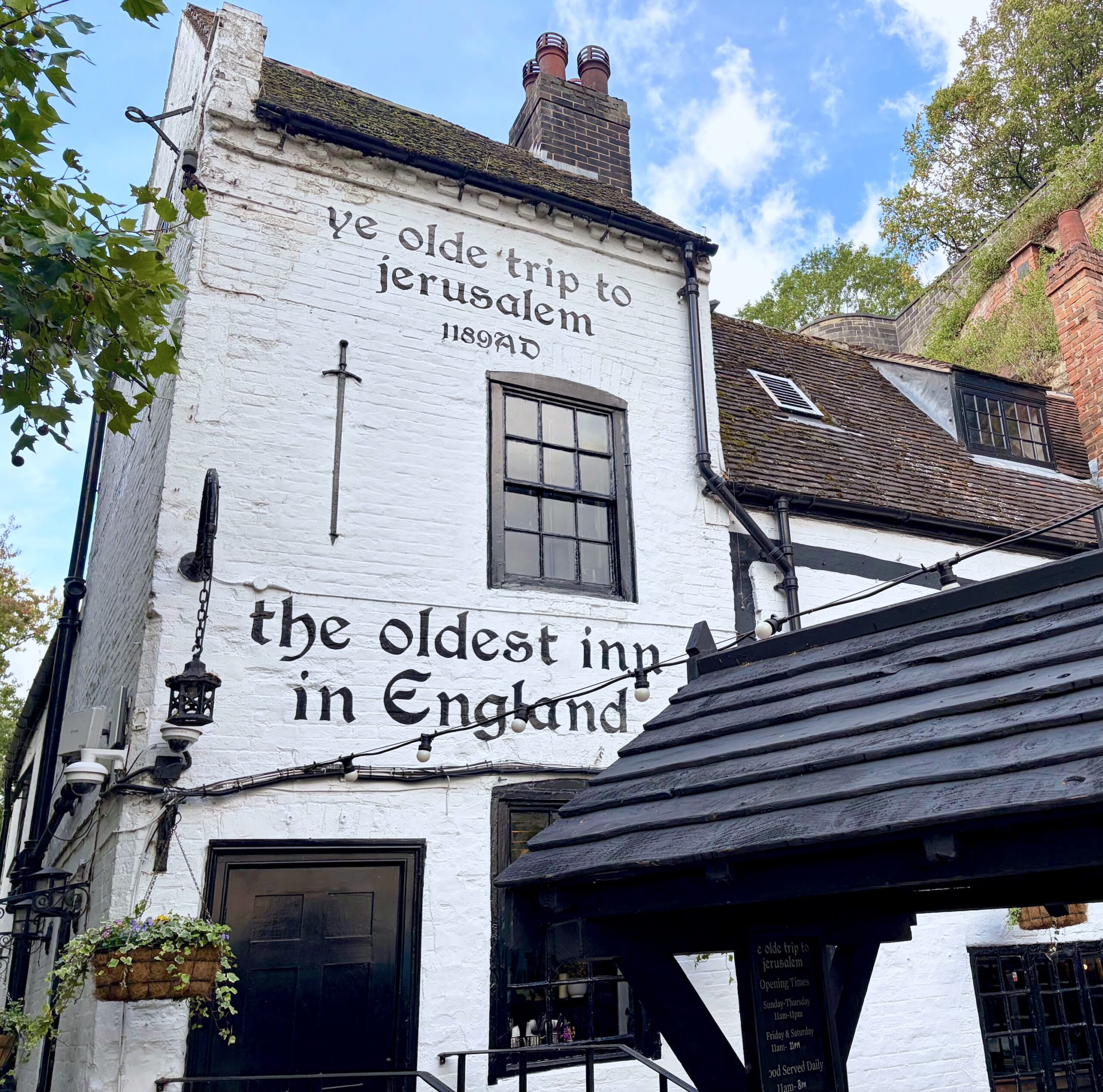 ye olde trip to jerusalem pub nottingham